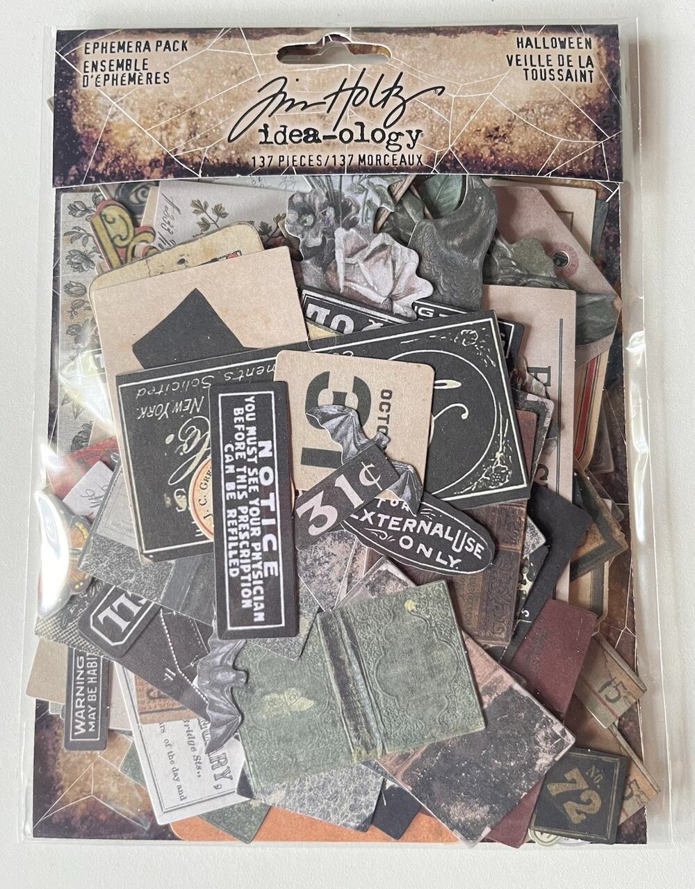 Tim Holtz Halloween Ephemera Pack, TH94435